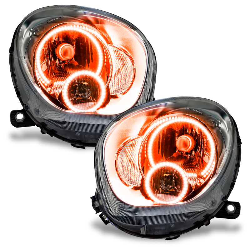 Mini Cooper Countryman Fog Light Halo Kit - ORACLE Lighting - LED Halo - Amber - `11-`15